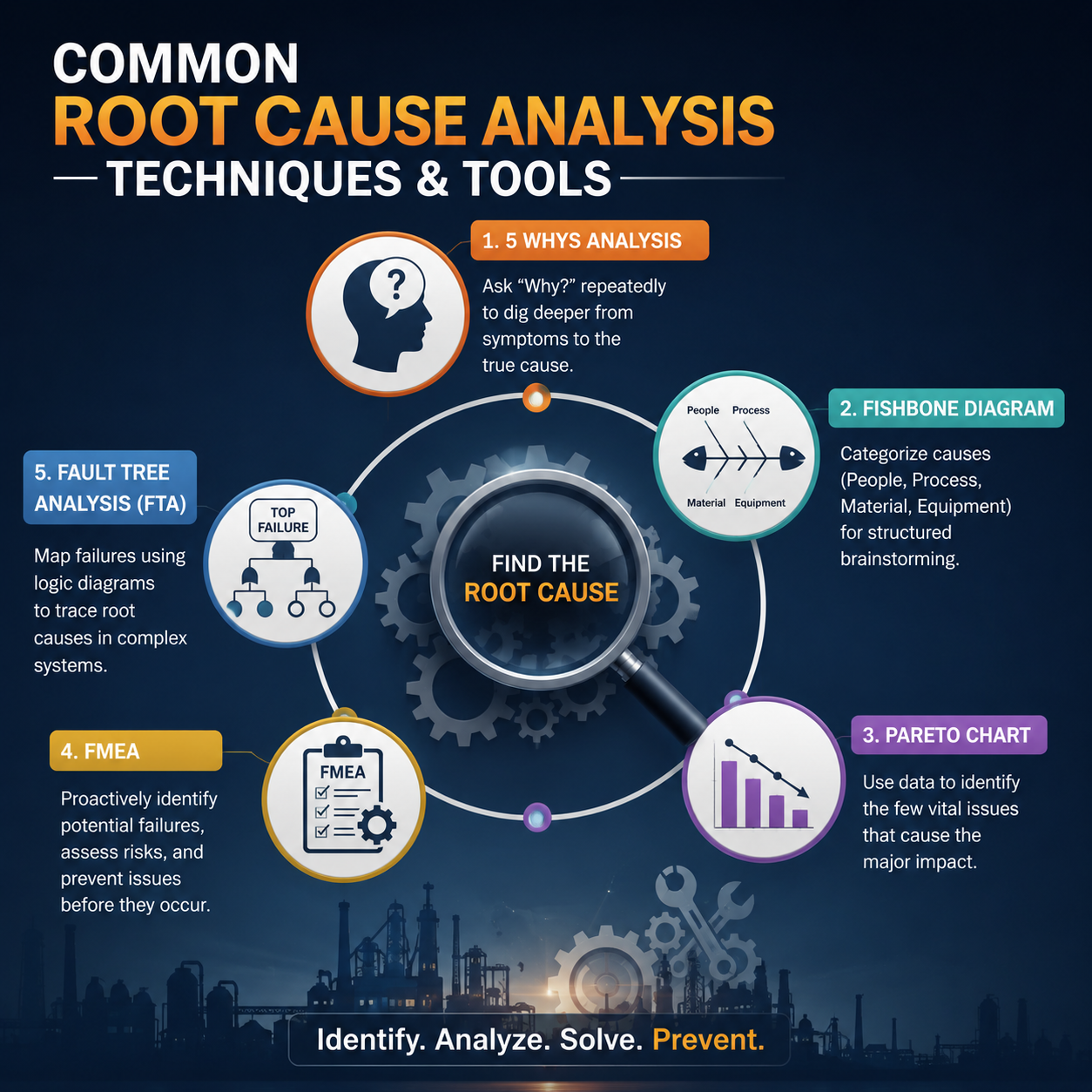 Common Root Cause Analysis Techniques and Tools