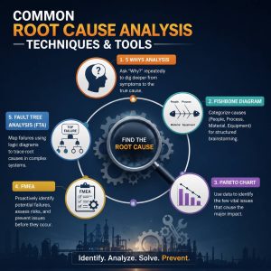 Common Root Cause Analysis Techniques and Tools