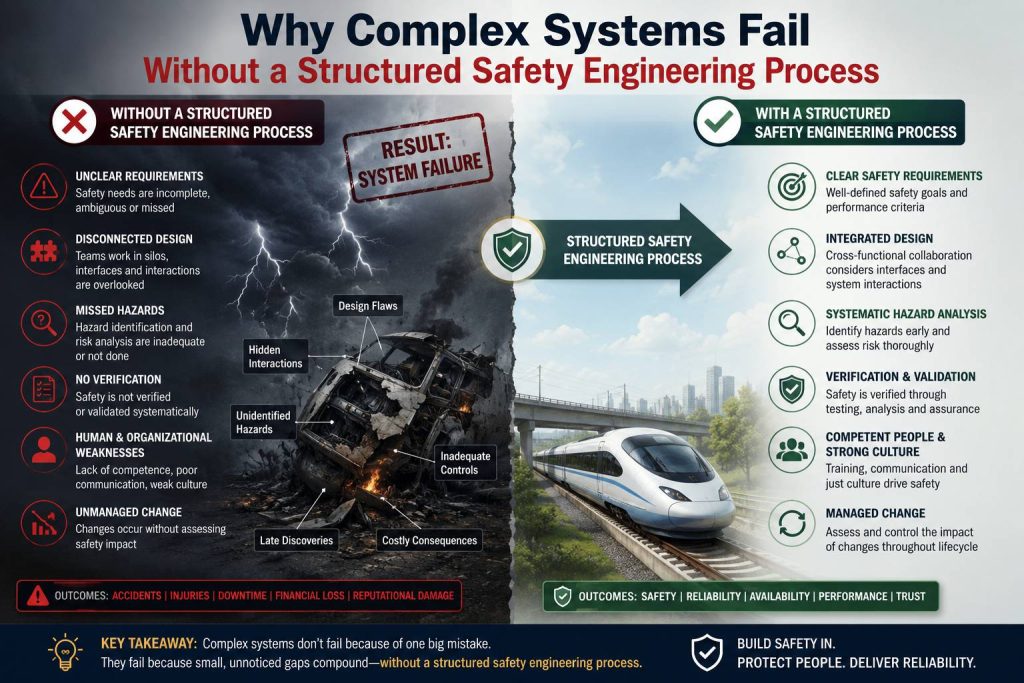 Why Complex Systems Fail Without a Structured Safety Engineering Process